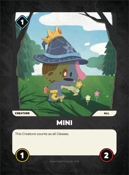 Mini — All creature, Doginal Dogs Legends TCG