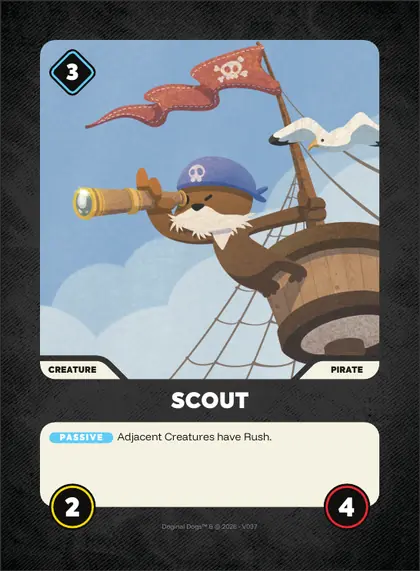 Scout — Pirate creature, Doginal Dogs Legends TCG