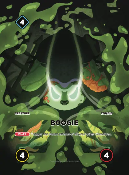 Boogie — Zombie creature, Doginal Dogs Legends TCG