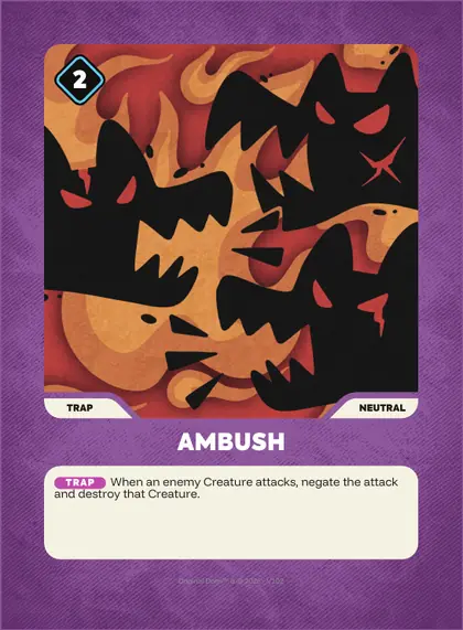 Ambush — Neutral trap, Doginal Dogs Legends TCG