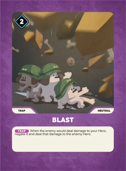 Blast — Neutral trap, Doginal Dogs Legends TCG